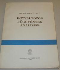 Csernyák László: Egyváltozós függvények analízise