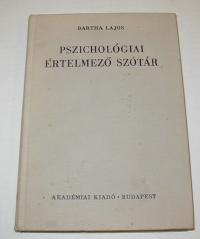 Bartha Lajos: Pszichológiai értelmező szótár