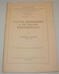 Eckhardt Sándor: Magyar szónokképzés a XVI. századi Strasszburgban