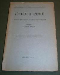 Történeti Szemle. XIV. évf. 1-4. füzet. TELJES!