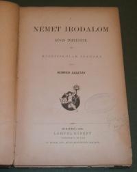 Heinrich Gusztáv: A német irodalom rövid története