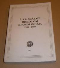 Vajda György Mihály: A XX. századi irodalom kronológiája. 1901-1980