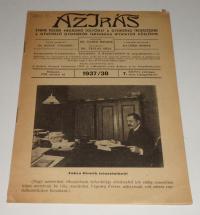 Az Írás 1937/38. 7. szám