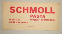 SCHMOLL Pasta, számolócédula