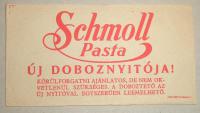 SCHMOLL Pasta, számolócédula