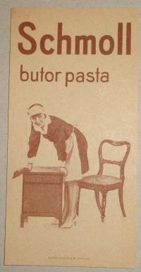 Schmoll butor pasta, számolócédula