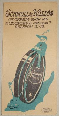 Schmoll butor pasta, számolócédula