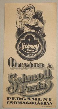 Schmoll Pasta, számolócédula