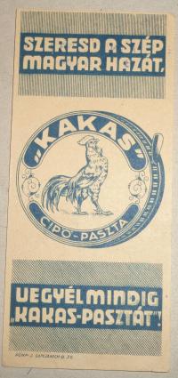 Kakas Paszta , számolócédula