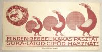 Kakas Paszta , számolócédula