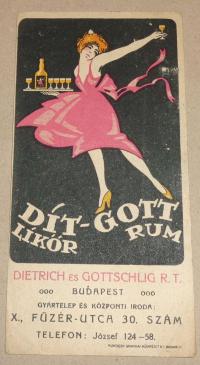 Dit-Gott Likőr, Rum (Dietrich és Gottschlig)