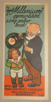 Igyál MILLENIUM gyomorlikőrt s öreg ember leszel