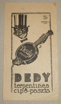 Reményi: DEDY terpentines cipő-paszta