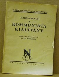 Marx, Engels: A kommunista kiáltvány