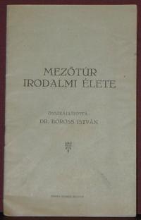 Boross István: Mezőtúr irodalmi élete