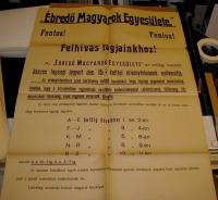 Ébredő Magyarok Egyesületének plakátja