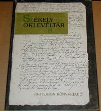 Demény-Pataki: Székely oklevéltár. Udvarhelyszéki törvénykezési jegyzőkönyvek. 1591-1597