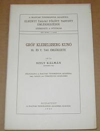 Szily Kálmán: Gróf Klebelsberg Kunó emlékezete