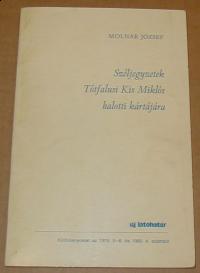 Molnár József: Széljegyzetek Tótfalusi Kis Miklós halotti kártájára