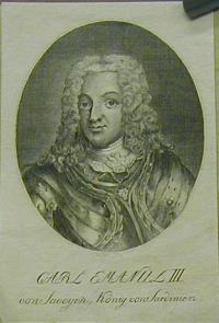 Müller: Carl Emanuel III. ( 1730-1773)