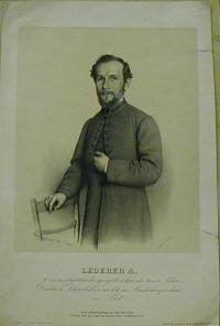 Marastoni József: Lederer A(brahám) k. izr. mintafőtanodai igazgató és képezdei tanár Pesten