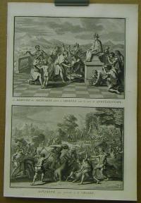 Picart, Bernard: Le Mercure des Mexicains adoré a Cholula sous le nom de Quetzalcouatl. Divinité qui préside a la Chasse