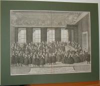 Maria Theresia - Franz Lothringen 1740.  Die König. Taffel in der Ritter Stuben