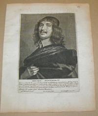 Joannes Meyssens (1612-1670): Gerard Honthorst. (Gerrit van Honthorst Dutch painter, ca.1590-1656)