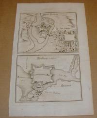 Merian Matthäus: Schloß Laaholm in Hallandt. Rensborg in Holstein
