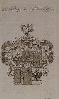 Des Hertzogs von Modena Wappen