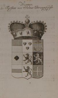 Wappen des Fűsten von Solms Braunselb