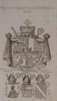 Wappen des Chursurstens und Ertzbischofs zu Coeln