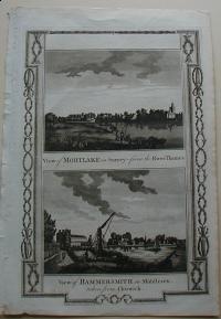 Thorton William: View of Mortlake in Surrey. View of Hammersmith in Middlesex