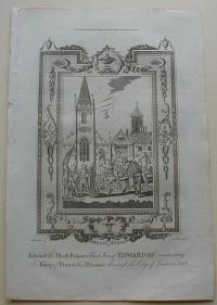 Thorton William: Edward the Black Prince (eldest Son of Edward III) conducting the King of France his Prisoner through the City of London, 1356