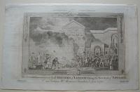 Thorton William: The devastations occasioned by the Rioters of London Firing the new Goal of Newgate, and burning Mr. Akerman's Furniture, June 6. 1780