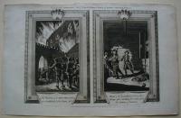 Thorton William: The Burning of St.  John's Monastry near Smithfield, by Wat Tyler's Mob