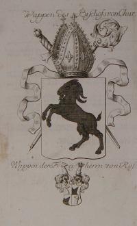 Wappen des Bischofs von Chur, Wappen der Freyherrn von Ros