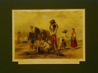 Prónay, Gabriel: Wandernd Zigeuner. - Vándor czigány telep. - Bohémiens vagabonds