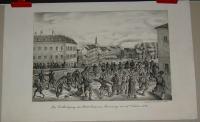 Die Vertheidigung der Barrikade am Rennweg den 28. October 1848