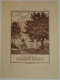 Georg JILOVSKY: Ex libris Grete Bass