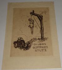 Bünzli, Heiri: Ex libris van Gottfried Stutz