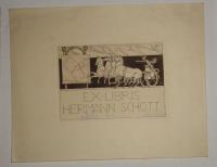 Wilm, Hubert: Ex libris Hermann Schott