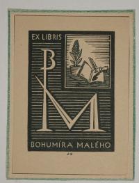 Rumples, Rudolf: Ex libris Bohumira Malého