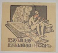 Singer: Ex libris Dr. Alfred Hock