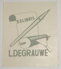 Ex libris L. Degrauwe