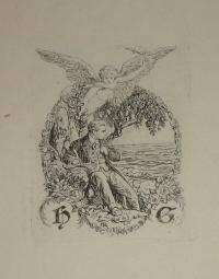 Ranzenhofer, Emil: HG (Heinrich Glucksmann) ExLibris