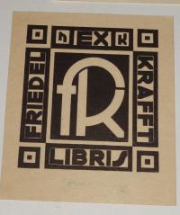 Krafft, Hugo: Ex libris Friedel Krafft