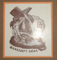 Gebhardt Béla: Ex libris Bárkányi Géza