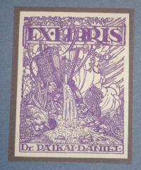 Gebhardt Béla: Ex libris Pátkai Dániel