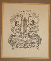 Gebhardt Béla: Ex libris Rónai Olga